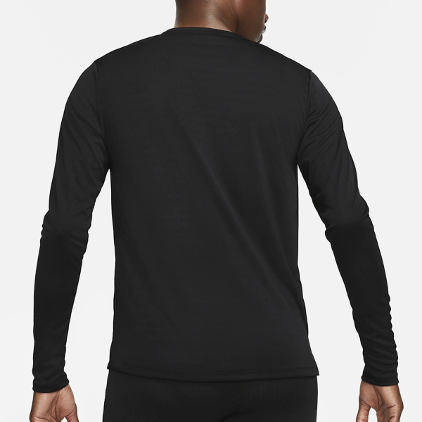 Nike Dri-FIT Miler Maglia - Black/Reflective Silver