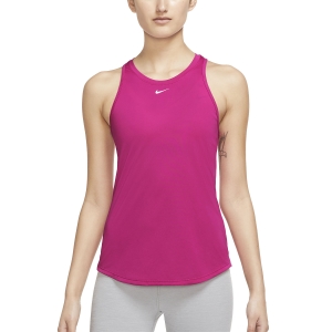 Top Fitness y Training Mujer Nike DriFIT One Top  Active Pink/White DD0636621