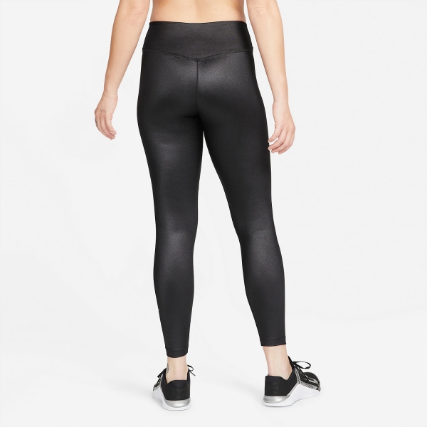 Nike Dri-FIT One Shine Tights - Black/White