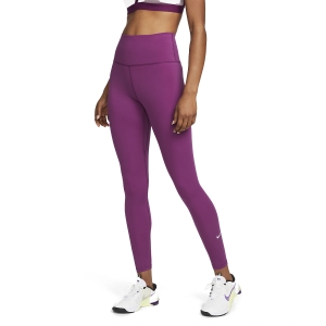 Pants y Tights Fitness y Training Mujer Nike DriFIT One Tights  Sangria/White DM7278610
