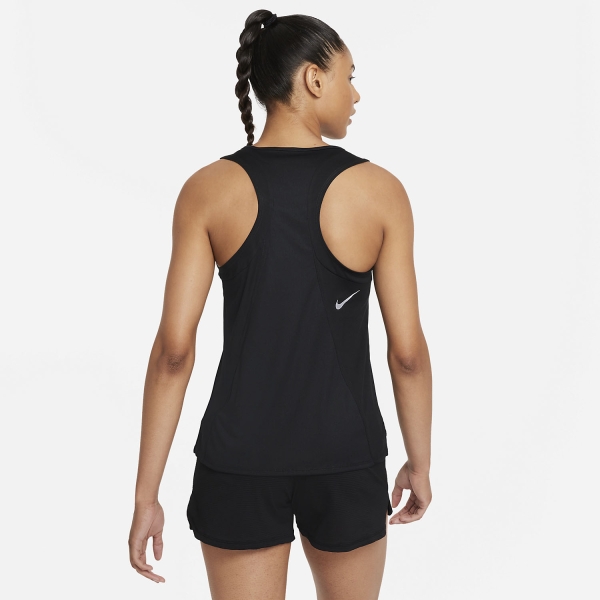 Nike Dri-FIT Race Tank - Black/Reflective Silver