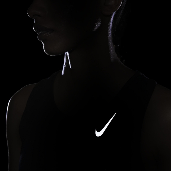 Nike Dri-FIT Race Canotta - Black/Reflective Silver