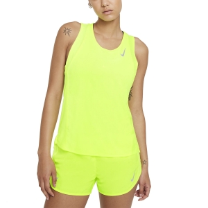 Top Running Mujer Nike DriFIT Race Top  Volt/Reflective Silver DD5940702
