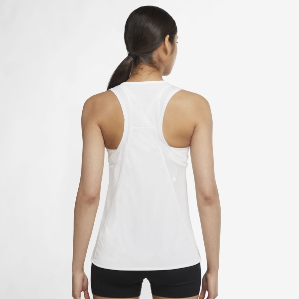 Nike Dri-FIT Race Top - White/Reflective Silver