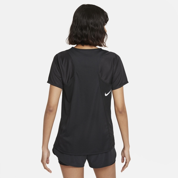 Nike Dri-FIT Race Camiseta - Black/Reflective Silver