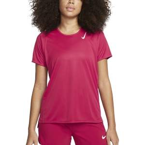 Women's Running T-Shirts Nike DriFIT Race TShirt  Mystic Hibiscus/Reflective Silver DD5927614