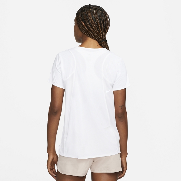 Nike Dri-FIT Race Camiseta - White/Reflective Silver