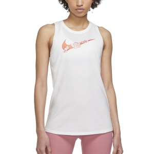 Top Fitness y Training Mujer Nike DriFIT Vday Top  White DN6268100