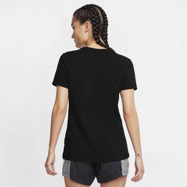 Nike Dry Crew T-Shirt - Black/Heater/White