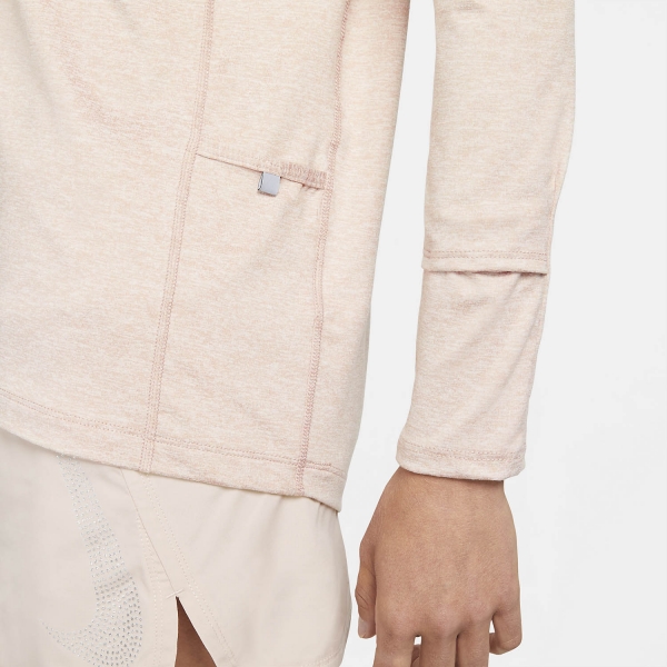 Nike Element Crew Maglia - Pale Coral/Reflective Silver
