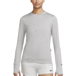 Women's Running Shirt Nike Element Crew Shirt  Silver Lilac/Venice/Heather/Reflective Silver CU3277020