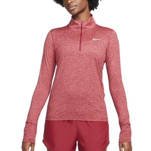Women's Running Shirt Nike Element Shirt  Pomegranate/Archaeo Pink/Reflective Silver CU3220690