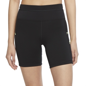 Pantalones cortos Running Mujer Nike Epic Luxe 7in Shorts  Black/Plum Fog/Lime Glow DM7573011