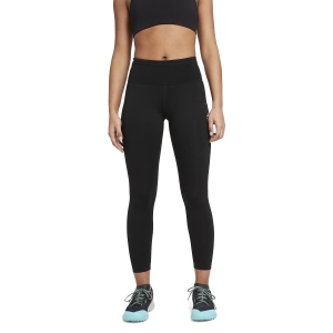 Women's Running Tights Nike Epic Luxe Tights  Black/Dark Smoke Grey/Reflective Silver CZ9596010