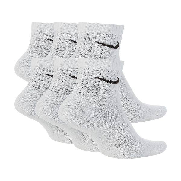 Nike Everyday Cushion x 6 Calcetines - White/Black