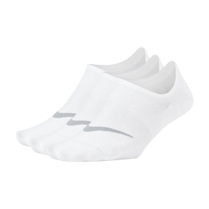 Running Socks Nike Everyday Plus Lightweight x 3 Socks Woman  White/Wolf Grey SX5277101