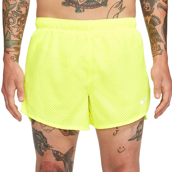 Nike Fast 4in Shorts - Volt/Reflective Silver