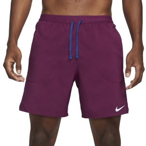 Men's Running Shorts Nike Flex Stride 2 in 1 7in Shorts  Sangria/Black/Reflective Silver CJ5471610