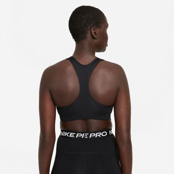 Nike Futura Sports Bra - Black/White/Particle Grey