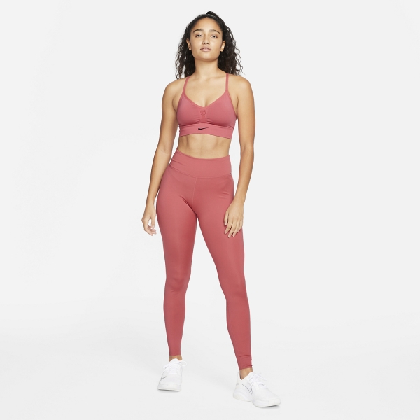Nike Indy Seamless Sports Bra - Archaeo Pink/Black