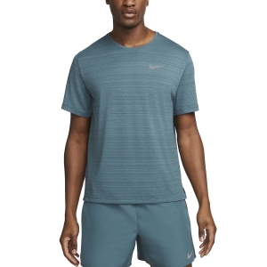 Men's Running T-Shirt Nike Miler Wild Run Classic TShirt  Ash Green/Reflective Silver CU5992058