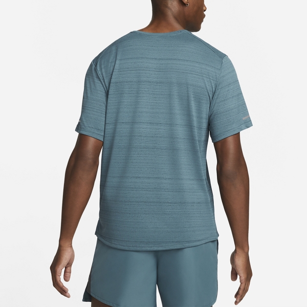 Nike Miler Wild Run Classic T-Shirt - Ash Green/Reflective Silver