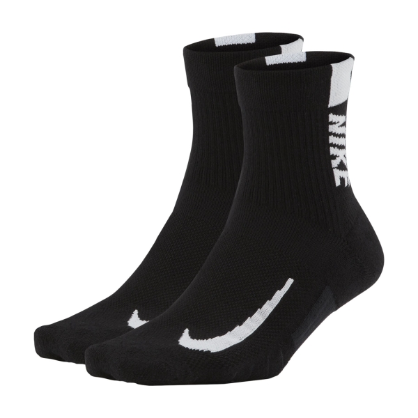 Nike Multiplier x 2 Running Socks Black MisterRunning