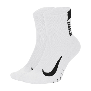 Running Socks Nike Multiplier x 2 Socks  White/Black SX7556100