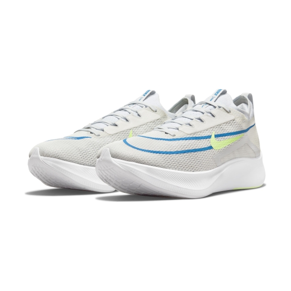 Nike Zoom Fly 4 - Summit White/Lime Glow/Pure Platinum