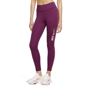 Women's Fitness & Training Pants and Tights Nike One DriFIT 7/8 Tights  Sangria/Light Curry/White DM7272610