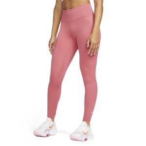 Women's Fitness & Training Pants and Tights Nike One Tights  Archaeo Pink/White DD0252622