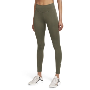 Pants e Tights Fitness e Training Donna Nike One Tights  Medium Olive/White DD0252223
