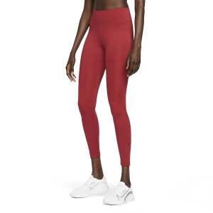 Pants y Tights Fitness y Training Mujer Nike One Tights  Pomegranate/Black DD0252690