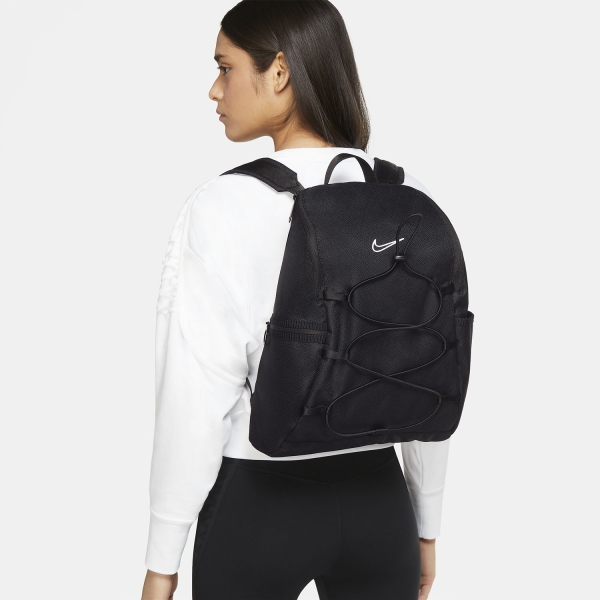 Nike velvet backpack in black cheap