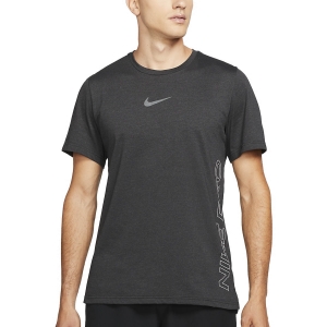 Camisetas Training Hombre Nike Pro Burnout Camiseta  Black/Iron Grey DD1828010