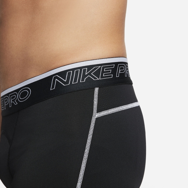 Nike Pro Dri-FIT Short Tights - Black/White