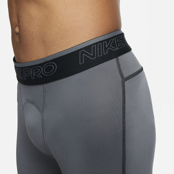 Nike Pro Dri-FIT Swoosh Long Tights - Iron Grey/Black