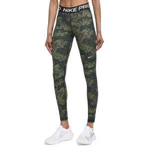 Pants y Tights Fitness y Training Mujer Nike Pro DriFIT Graphic Tights  Treeline/Black/White DM6931328