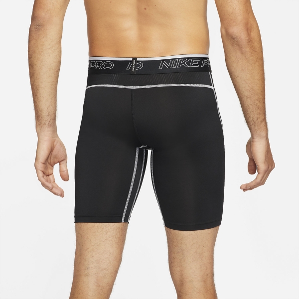 Nike Pro Dri-FIT Logo Short Tights - Black/White