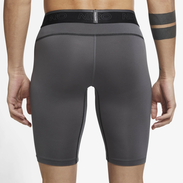 Nike Pro Dri-FIT Logo Short Tights - Iron Grey/Black