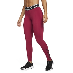 Pants e Tights Fitness e Training Donna Nike Pro DriFIT Tights  Pomegranate/Black DD6186690