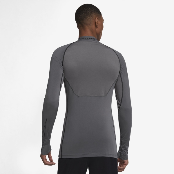 Nike Pro Dri-FIT Swoosh Maglia - Iron Grey/Black