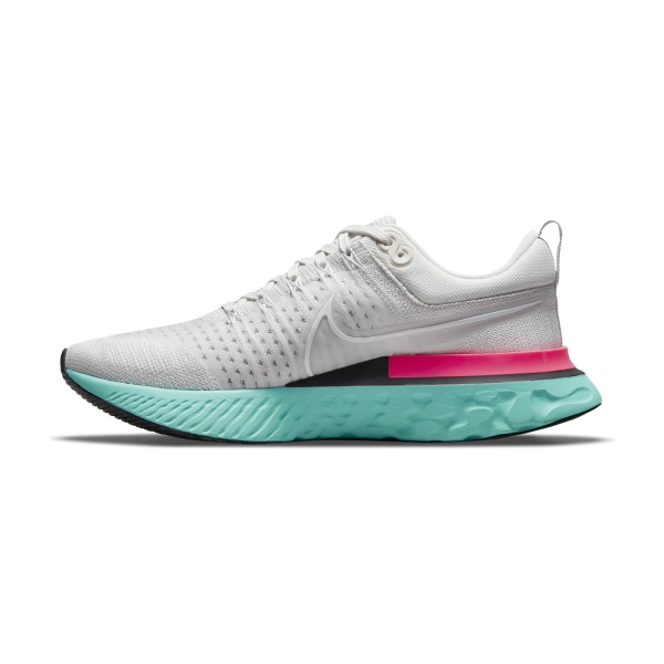 Nike React Infinity Run Flyknit 2 - Platinum Tint/White/Grey Fog