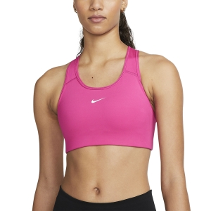 Women's Sports Bra Nike Swoosh Sports Bra  Active Pink/White BV3636621