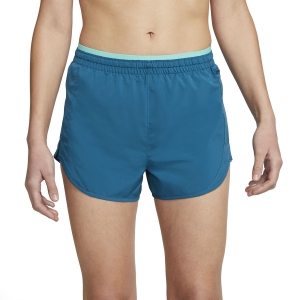 Women's Running Shorts Nike Tempo Luxe 3in Shorts  Marina/Washed Teal/Reflective Silver CZ9584404