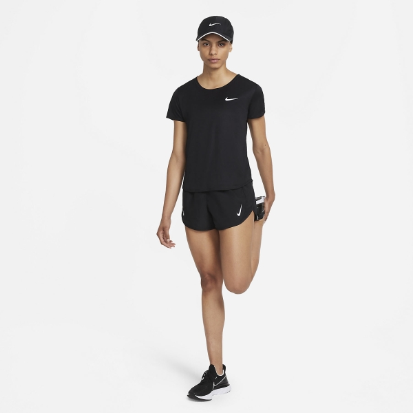 Nike Tempo Race 3in Pantaloncini - Black/Reflective Silver