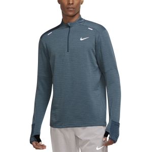 Men's Running Shirt Nike ThermaFIT Repel Element Shirt  Ash Green/Aviator Grey/Reflective Silver DD5662058