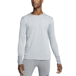 Men's Running Shirt Nike ThermaFIT Repel Shirt  Smoke Grey/Grey Fog/Heather/Reflective Silver DD5649084