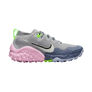Women's Trail Running Shoes Nike Wildhorse 7  Wolf Grey/Barely Green/Diffused Blue CZ1864004
