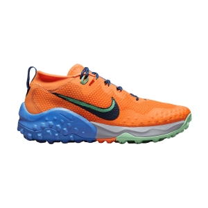 Men's Trail Running Shoes Nike Wildhorse 7  Total Orange/Obsidian/Green Glow CZ1856800